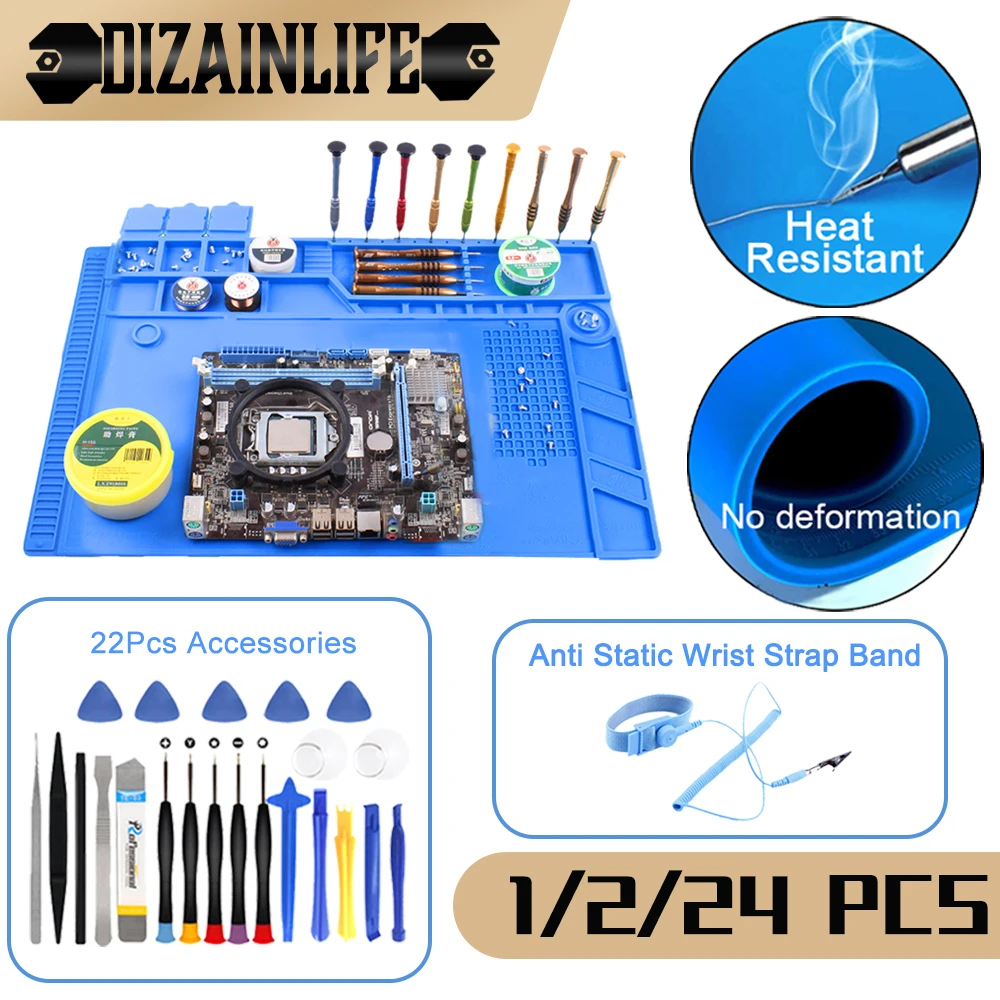 Купить Наборы инструментов Large Silicone Repair Mat Set Heat