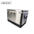 TWELVETAP Craft Beer Cooling Box Homebrew Jockey Box Portable Bar Stainless Steel Housing Coils Material Outdoor Refrigeration preview-1