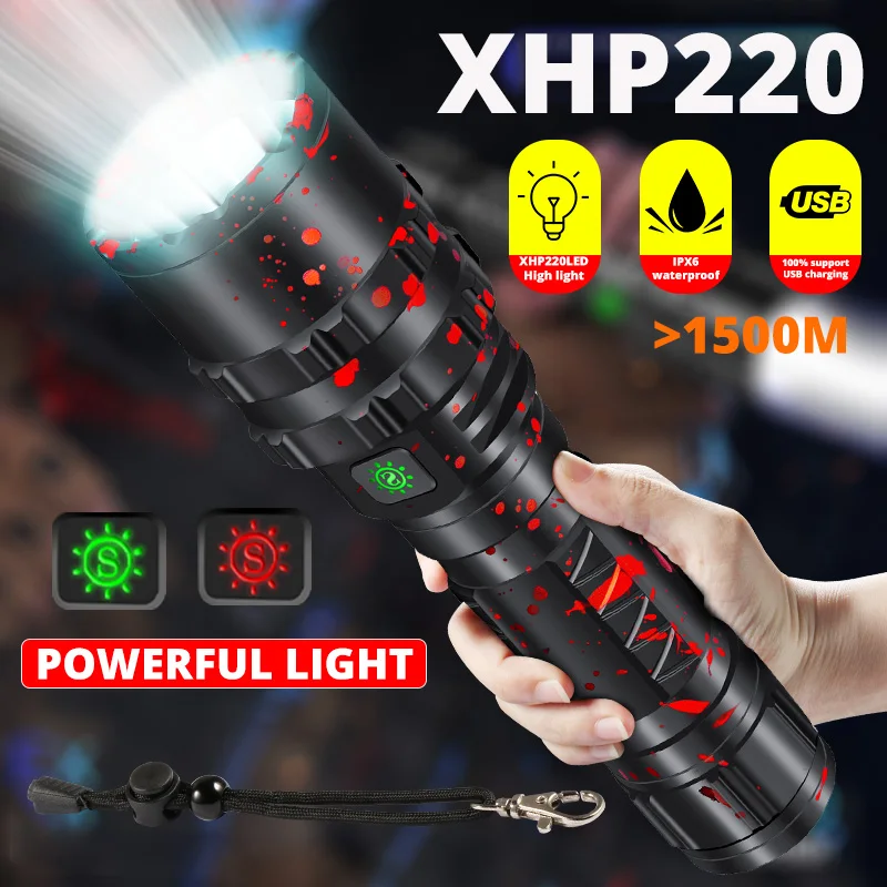 powerful military flashlight