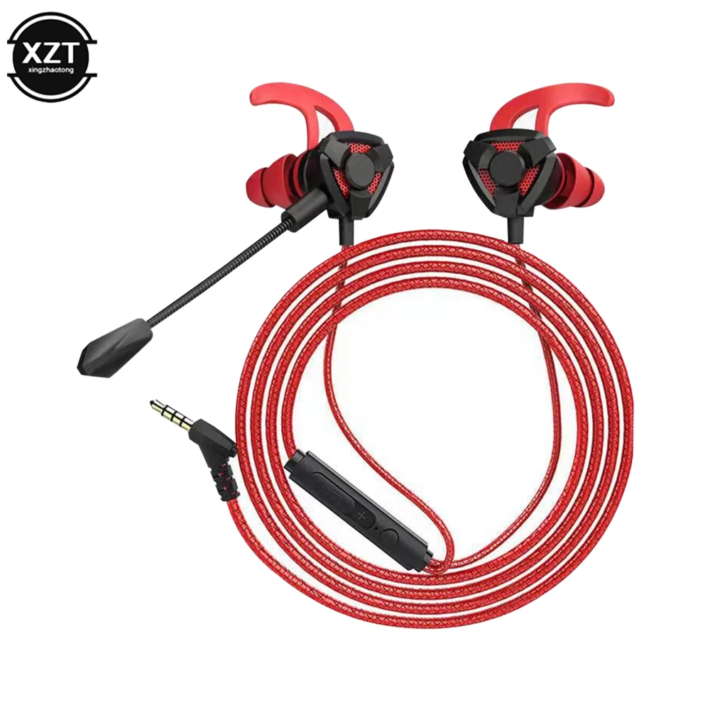 Gamer Headphones Wired Earphone Gaming Earbuds With Mic For Pubg PS4 CSGO Casque Phone Tablet Laptop Universal Game-animated-img