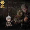 4 Pcs Black Myth Wukong Action Figure The Destined One Key Chain Wukong Key Ring 2024 New Children Toys Decoration Birthday Gift preview-5