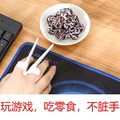 Creative Finger Chopsticks Portable Potato Chip Snack Clip Easy To Operate Tongs Salad Food Not Dirty Hand Lazy Chopstick Tool preview-3