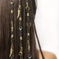 31 Pcs Turquoise Pendant Dreadlock Braid Hair Beads Braids Hair Rings Hippie Style Hair Accessories Loc Hair Jewelry for Braids