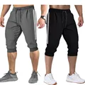 Factory Outlet Men's Five Pants New Summer Fashion Mid Pants Casual Shorts Running Jogging Fitness Sports Pants preview-1