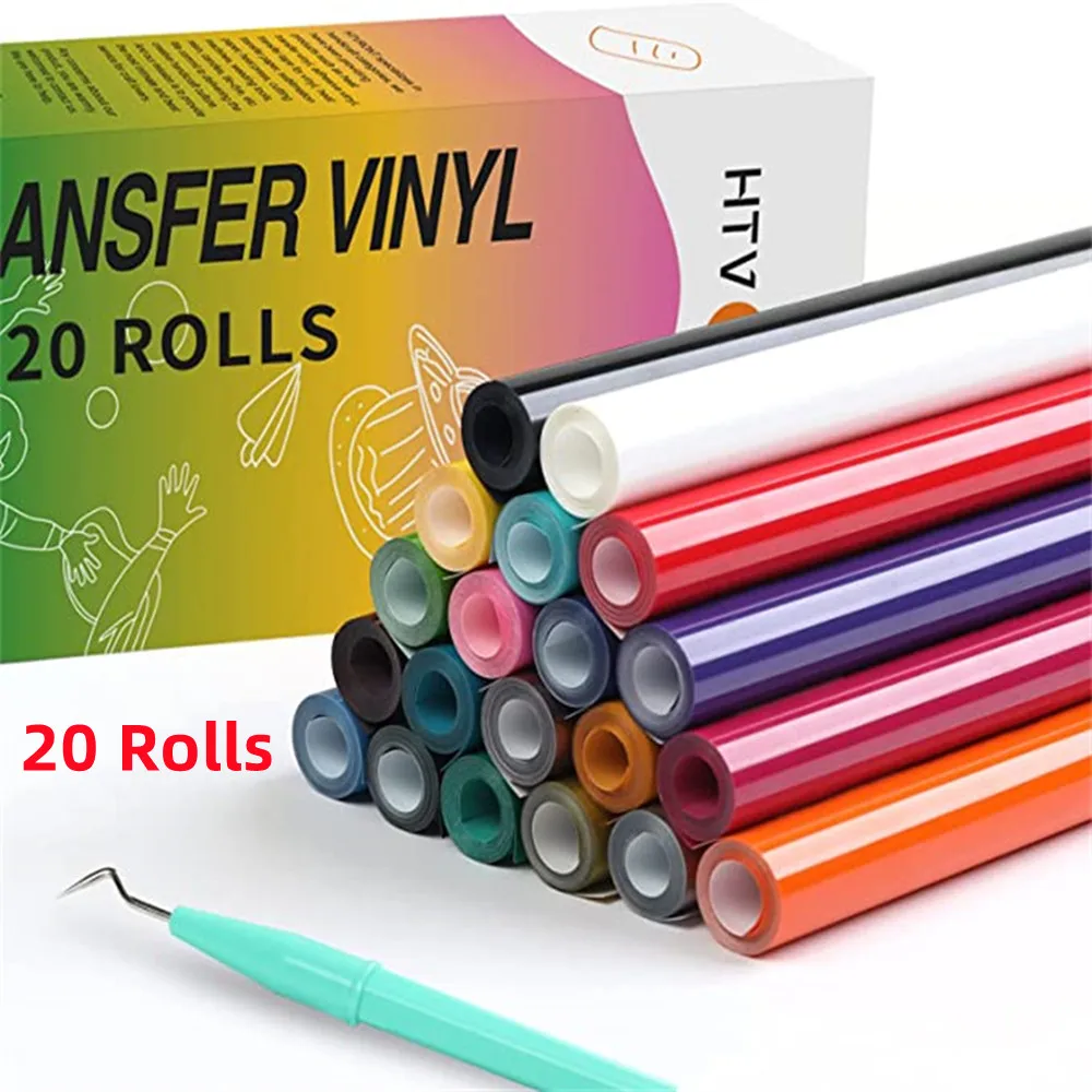 6/12 Pack 30x100/150cm Multi Color Permanent Adhesive Vinyl Rolls