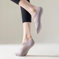 Yoga Socks Women Cotton Silicone Non-slip Pilates Grip Towel No