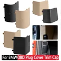 Car Interior Kick Panel Cap LHD OBD Plug Cover Trim Cap Protective Shell Casing Diagnostic System for BMW X1 E81 E82 E84 E87 E88