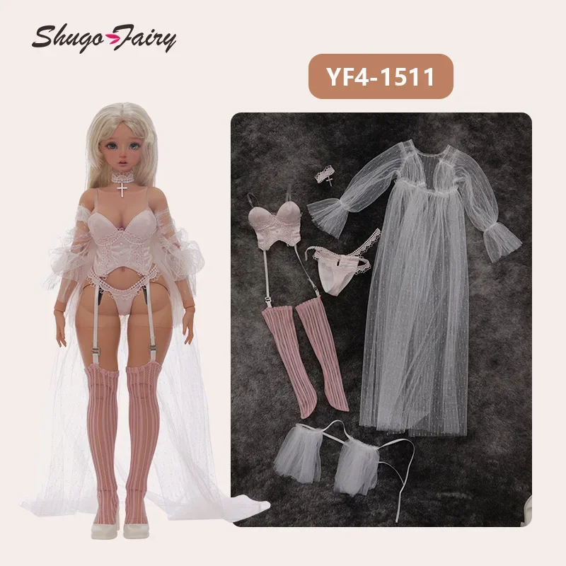 Shugafairy Bjd Clothes Suitable for 1/4 Bjd Doll JOAN Body Sweet Fashion Style  Ball Jointed Doll Accessories-animated-img