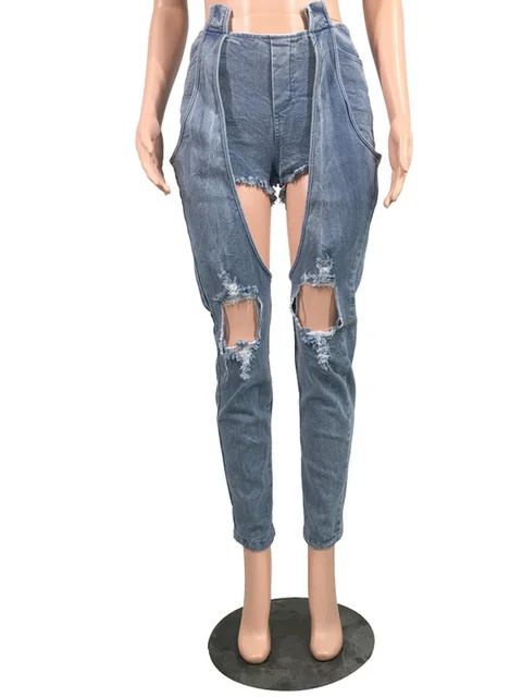 Sexy Destroyed Hole Denim Jeans 