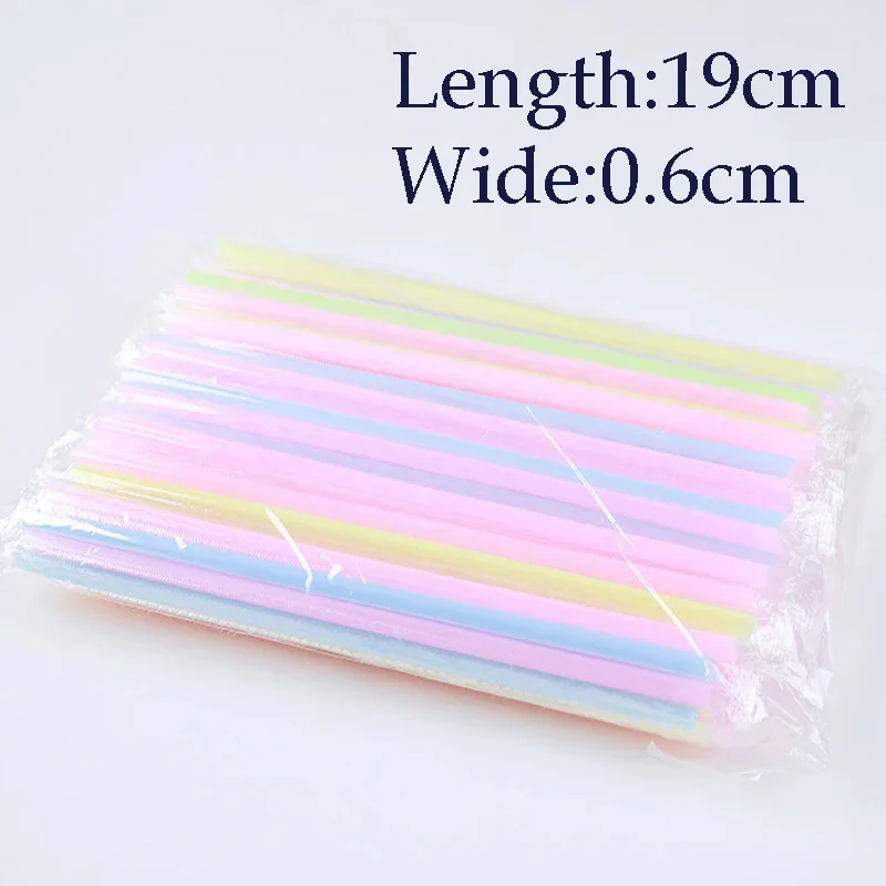 50/100pcs Cusp Straw Chain Package Curved Wrapped Drinking 3.6*150mm PP Thin  Straws Milk Tea Drinks Small Straws Smoothies Party - AliExpress