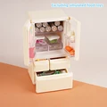 1Pcs Playhouse Toys 1: 12 Doll House Cartoon Mini Refrigerator Miniature Food Play Kitchen Scene Pocket Furniture Model preview-2