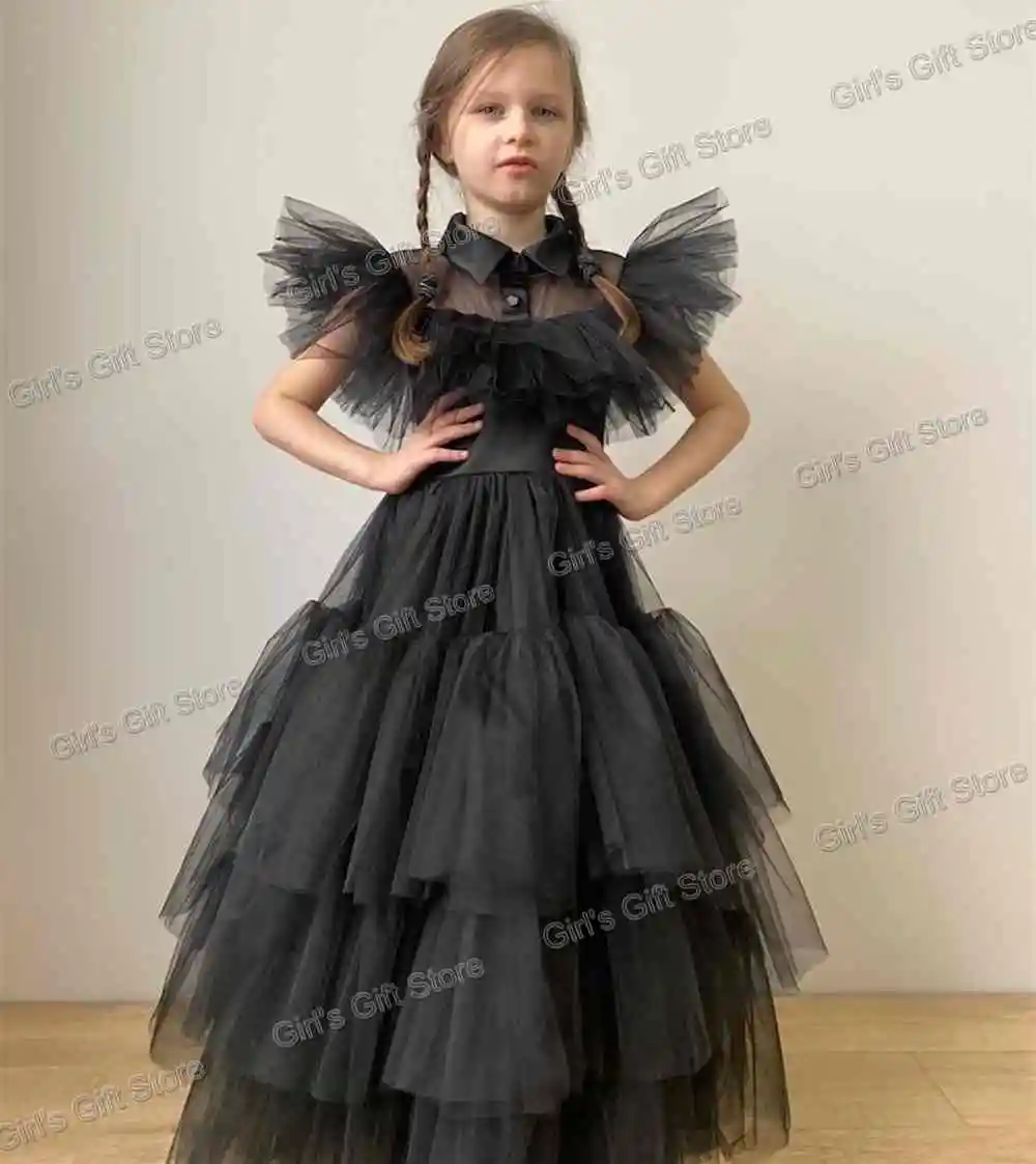 Puffy Princess Dresses Girls Luxurious Wedding Party Gown Girls Ball Gown  Elegant Party Frock For Wedding Kid Size 1-16Y - AliExpress