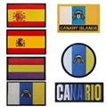 Islas Canarias Embroidered Flags Patches Appliqued For Clothes Clothing Canary Islands Spain Flag Emblem Shoulder Spanish Badges preview-1