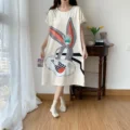 Women's Pure Cotton Long Sleeve Nightgown Loose Fit Sleepwear For Pregnant Women Suitable For Summer Spring Autumn preview-1