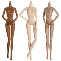 European Fashion 1/6 BJD Doll Body Movable Jointed Nude Dolls 11 Joints Body Dolls 29cm Brown White Skin Doll Kids DIY Toys Gift preview-2