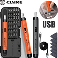 46 in 1 Electric Precision Screwdriver Magnetic Kit with 38pcs Screw Heads Power Sets for Smart Home PC Phone Repair Tools