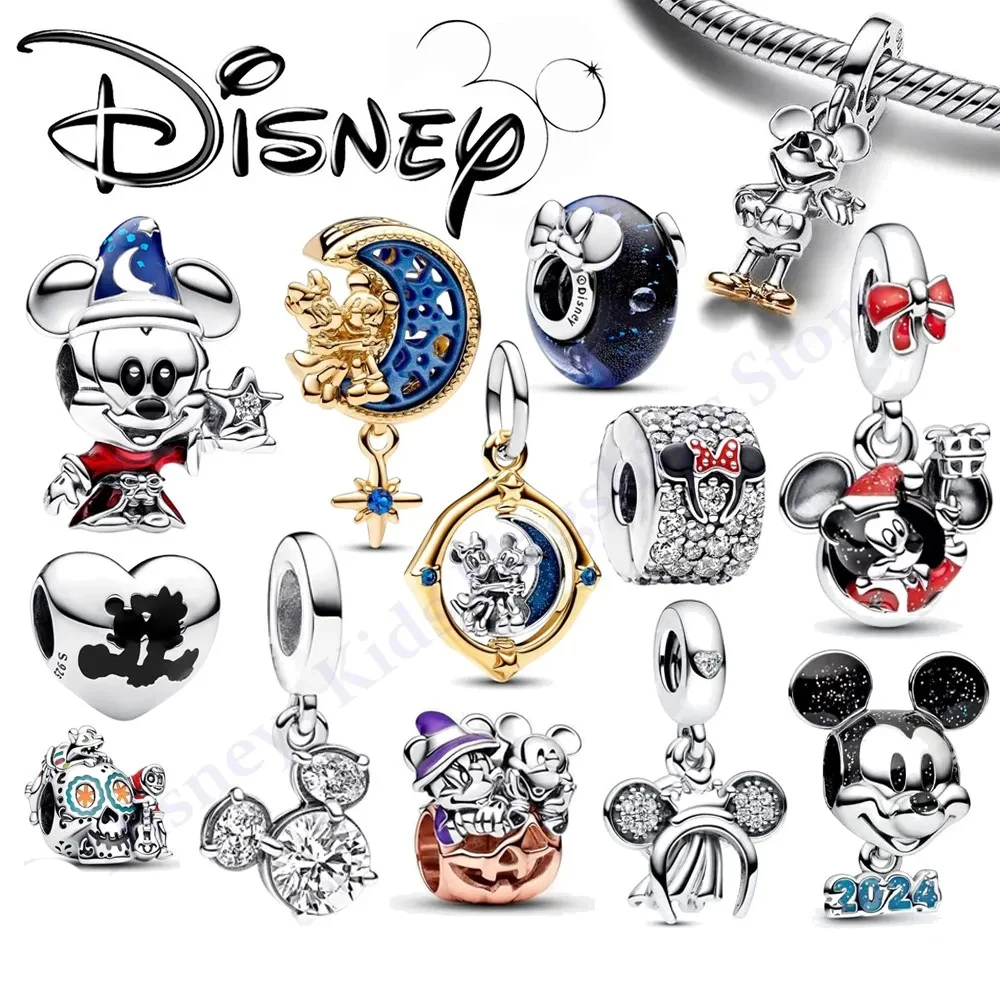 Disney Lilo Stitch 925 Sterling Silver Charm Fit Pandora Bracelet Bead  Charms Silver 925 Original Disney for Jewelry Making Gift