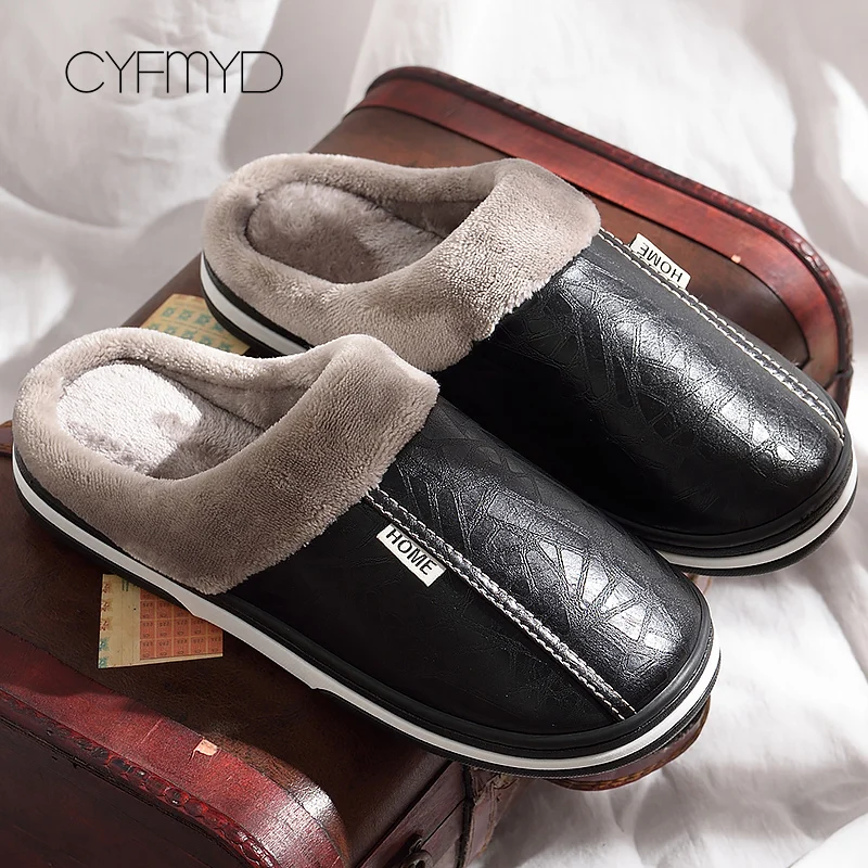 warm indoor slippers mens