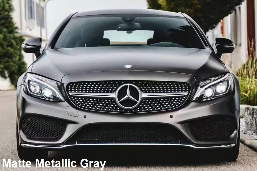 Αγορά AliExpress  Premium Matte Metallic Gray Vinyl Car Wrap Film With Air  Release Like 3M Quality Initial Low Tack Glue 1.52x18m