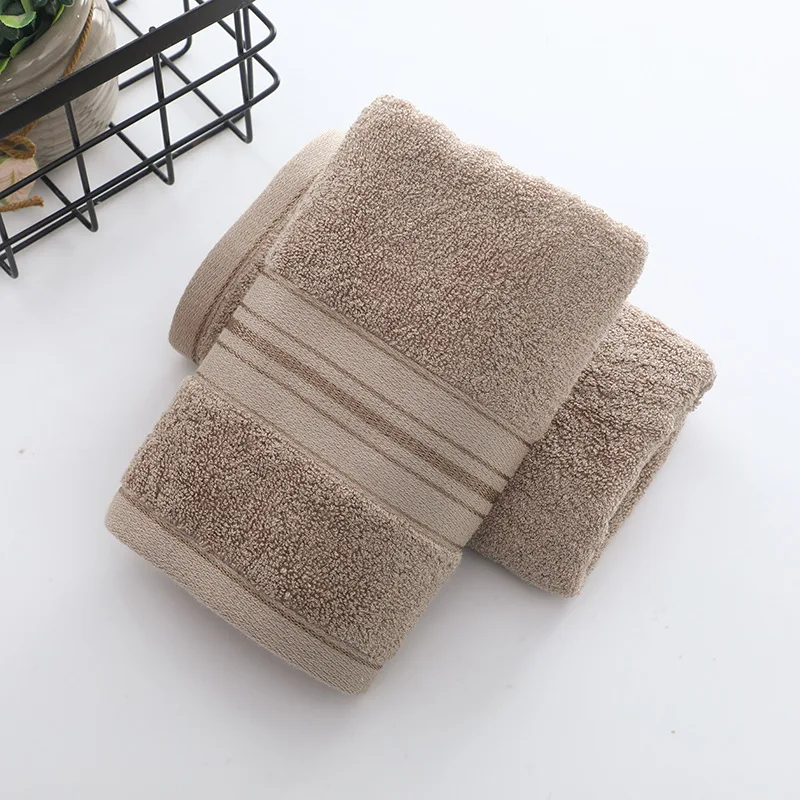 100% Cotton High Quality Face Bath Towels White Blue Bathroom Soft Feel  Highly Absorbent Shower Hotel Towel Multi-color 75x35cm