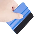 10Pcs Blue Squeegee Felt Edge Scraper Car Decals Vinyl Wrapping Tint Tools Car Styling Accessories