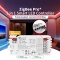 GLEDOPTO ZigBee 3.0 Pro+ LED Controller 5 in 1 RGB CCT RGBW RGBCCT Strip Light Dimer Alexa Homey Tuya Smart APP Voice Control