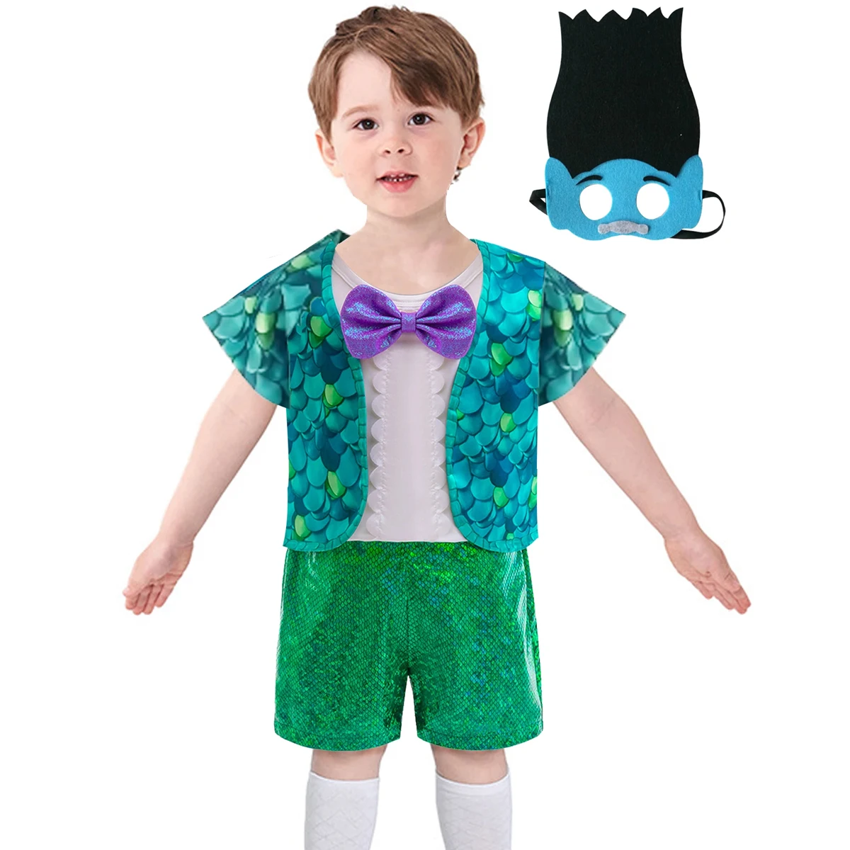 Boys Children Summer Magic Elf Bran Cosplay Costume Birthday Party Clothes Disguised Performance Party Evening Outwear-animated-img