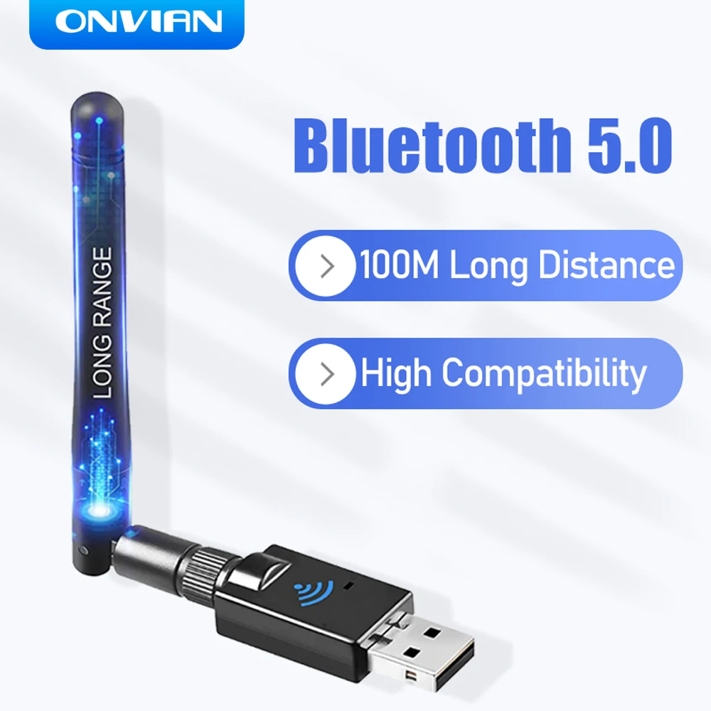 Купить Сети Onvian Longdistance USB Bluetooth 5.0 Adapter 100M For