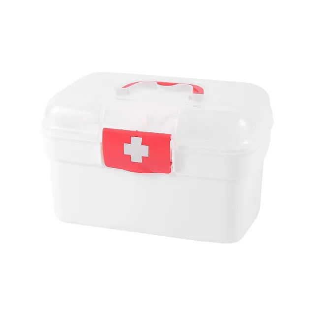 Medical box for home use, regular medicine for student dormitories, medical box for emergency medicine, medicine storage box for-animated-img