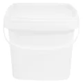 5L Plastic Bucket with Handle Lid Reusable Water Bucket Container Portable Bucket Tub Barrel Handle Container Buckets 2024 New preview-1