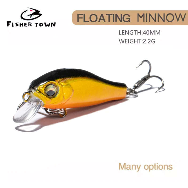 קנו אלי אקספרס  Magnet Floating Minnow Bait 40mm/2.2g Fishing