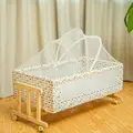 2022 Baby Cradle Bed Mesh Mosquito Net Foldable Summer Baby Arched Mosquitos Net Portable Crib Netting For Infant Babybett Cribs preview-4