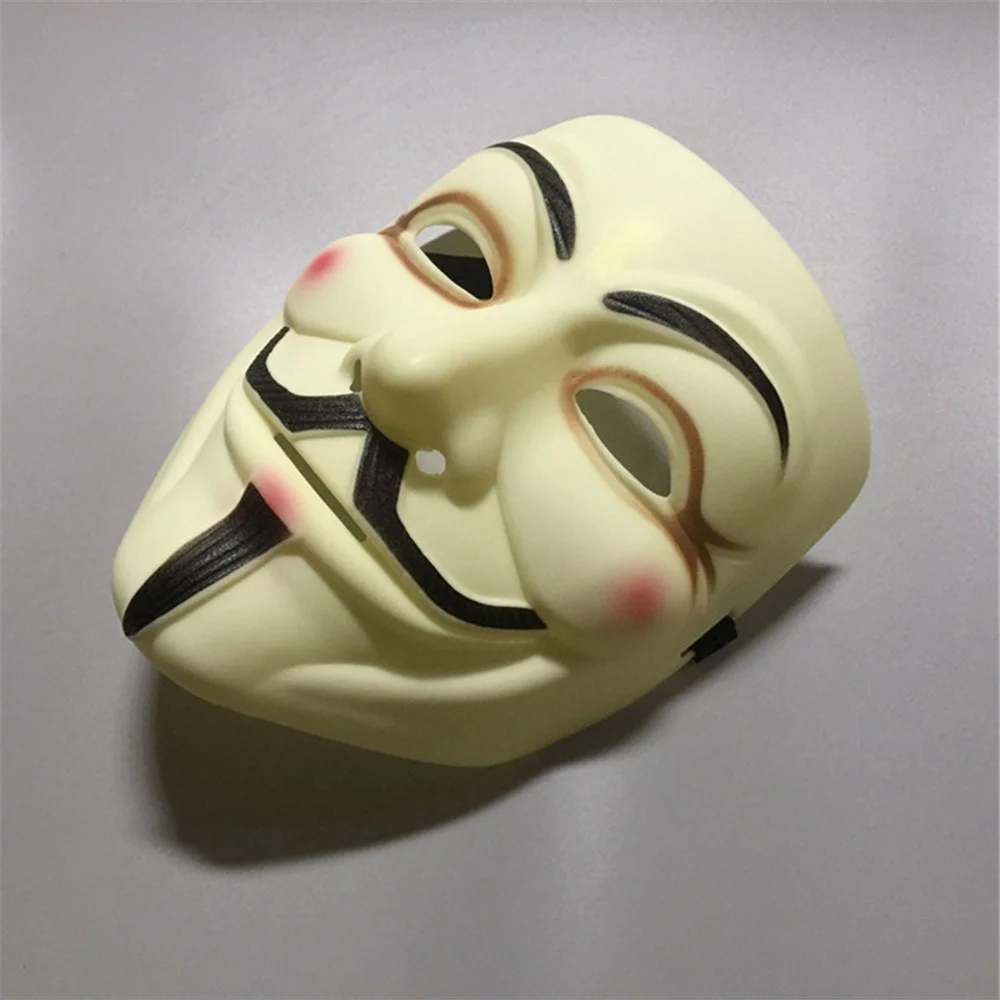New Anonymous Guy Fawkes Fancy Dress Accessory Macka Mascaras Halloween The  V for Vendetta Party Cosplay Masque Masks Wholesale