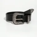 Men's Y2K Punk Retro Western Buckle Soild Casual Jeans Belt Suitable for Daily Travel Use preview-4