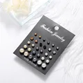 Modyle 2024 New Pearl Earrings Set 15 Pairs Female Korean Fashion Simple Stud Earrings for Girls Women Jewelry Gifts preview-3