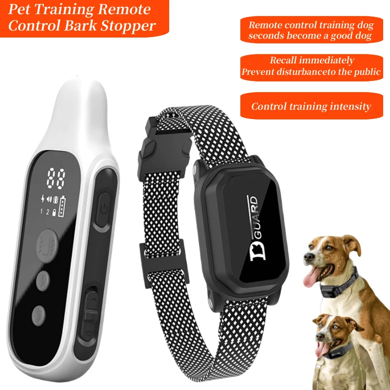 800m Digital Dog Training Collar Waterproof Rechargeable Remote Control Pet with LCD Display for All Size Shock Vibration Sound-animated-img