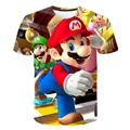 Kids Clothes Cartoon Tops Tee Marios-bros T-shirts For Boys Girls T Shirt Children's Clothing Tops T-shirt Boy Baby Tees
