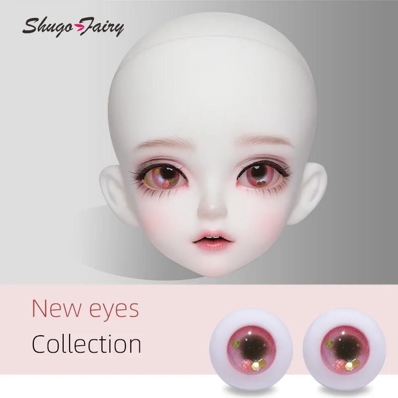 BJD Eyes Resin Eyeball ES221 ES227 8mm 12mm Handscraft Colourful Doll Accessories 1/3 1/4 1/6 for Handmade Colored Eyes-animated-img