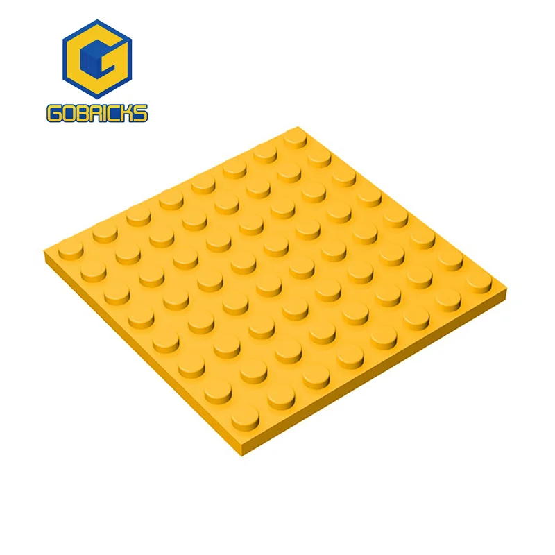 Gobricks 10PCS MOC Parts Plate 8 x 8 Compatible with 41539 pieces of Children's Building Blocks Assembles  Educational Toys-animated-img