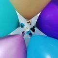 Balloon accessories 5M balloon chain single hole ribbon point wedding party birthday background decoration balloon chain arch ha preview-4