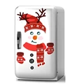 Cartoon Snowman Christmas Refrigerator Magnets Cabinets Funny Stickers Cute Kitchen Garage Holiday Home Decor Door