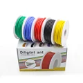 Heat Resistant Soft Silicone Wire 5 Colors in A Box Kit 30/28/26/24/22/20/18AWG Stranded Cable Electrical Tinned Copper Wire preview-4