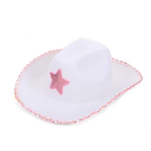 cowboy hat pink star