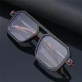 2022 Luxury Men's Personality Sunglasses New Fashion Sunglasses Thick Frame Square Sunglasses Men's Trendy Glasses preview-4
