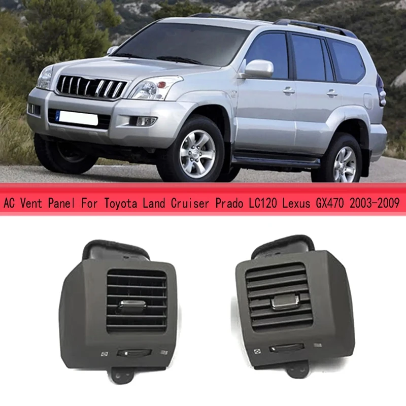 Dashboard Air Vent Outlet For Toyota Land Cruiser Prado 120 Lexus GX470 03-09 Air Conditioning Conditioner Grille-animated-img