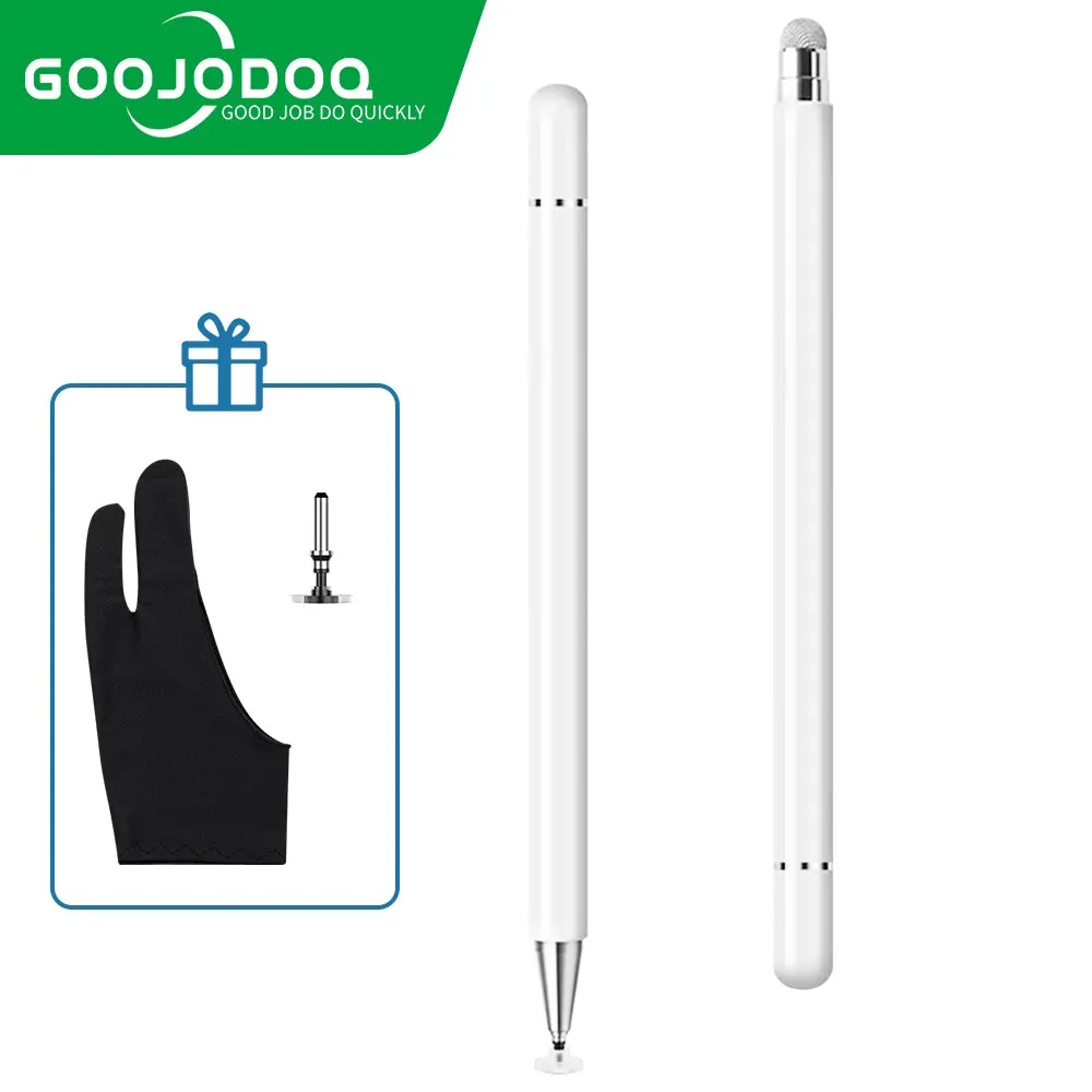 GOOJODOQ Universal Stylus Pen 2-In-1 Aluminum Automatically Absorb Pen For Tablet iPad Xiaomi Samsung Touch Pen Phone Stylus-animated-img