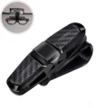 Vexverm Car Glasses Holder Portable Ticket Card Clamp Car Sun Visor Sunglasses Clip ABS Eyeglasses Case Auto Accessories