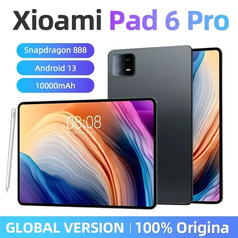 2024 Original Global Version Tablet Android 13.0 Pad 6 Pro