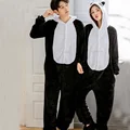 Kigurumi Animal Cartoon Lion Panda Pajamas Onesies Sleepwear For Women Kids Pyjamas Boys Girls Kids Halloween Cosplay Costumes preview-4