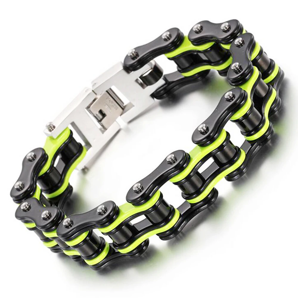 green bike chain